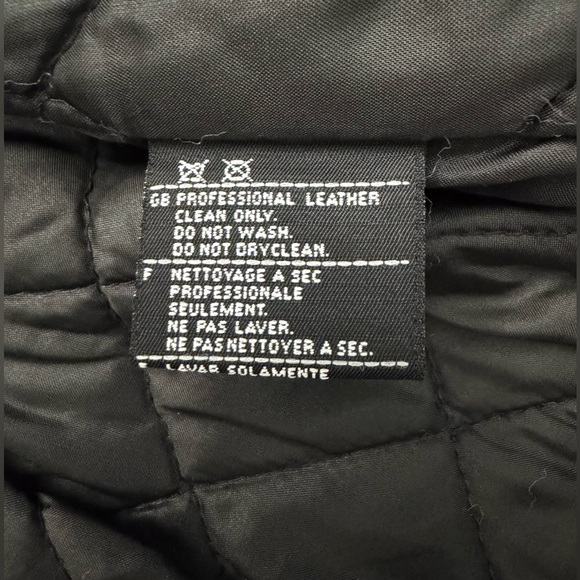 Harley Davidson Women’s Vintage Black Leather Moto Biker Jacket Size- Medium - Picture 8 of 10